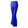 Fashionable Women's Retro Color High,waisted Casual Wide,leg Pants
