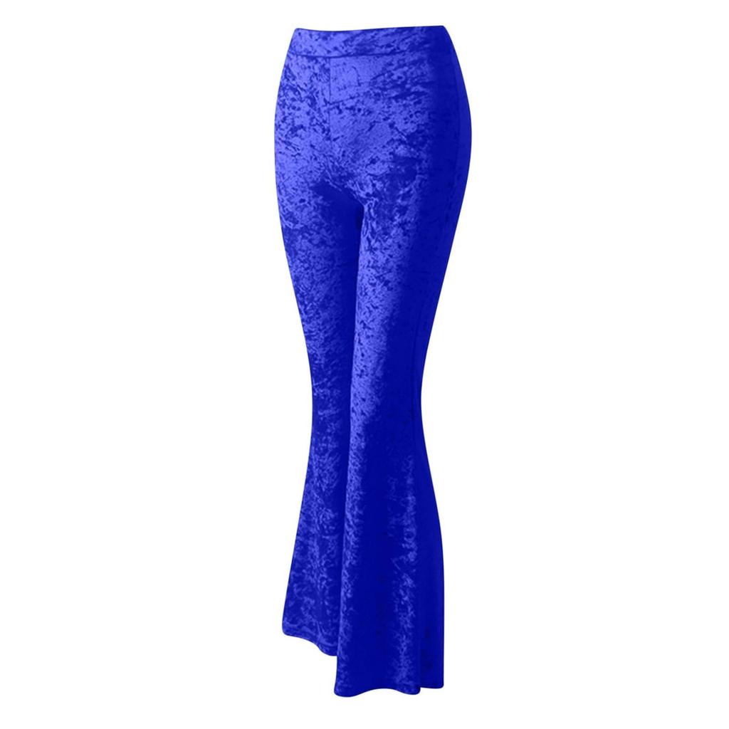 Fashionable Women's Retro Color High,waisted Casual Wide,leg Pants