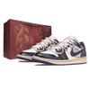Air Jordan 1 Ink Horse Snowfall Abrasion Resistant Low Top Vintage Basketball Shoes Men's Black 553558-147(Team73--)
