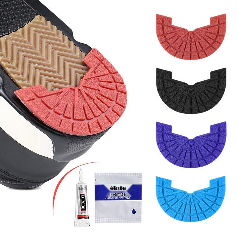 Anti-Slip Wear-Resistant Shoe Patches: Thickened Rubber Protection for Men s and Women s Basketball Shoes Size 45-46