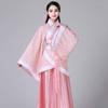 Flower Embroidery Chinese Hanfu Skirt Performance Cosplay Dress Chinese Costume  Outdoor