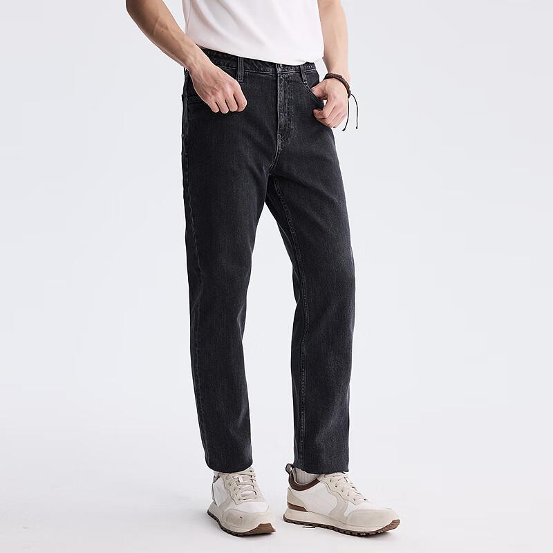 LILANG Men's 3D Retro Loose Straight-Leg Jeans