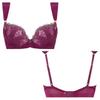 Charming Glamor Bra Fruity Flower M022 D65 [Amostyle] Women's (Purple)