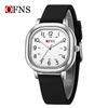 Fashion Ofns Top Brand Square Quartz Watch Luminous Waterproof Large Digital Scale Test Learning Silent Male And Female Students