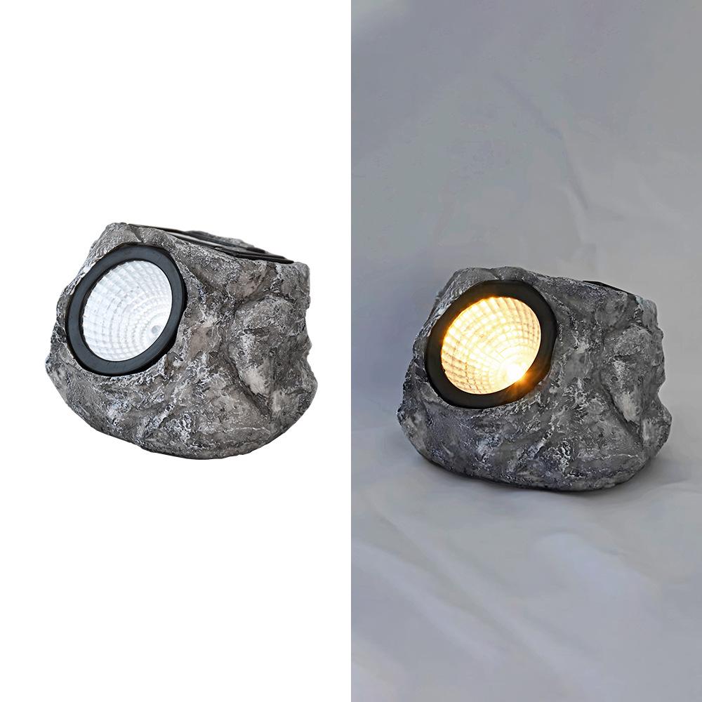 Waterproof Outdoor Solar LED Stone Garden Light