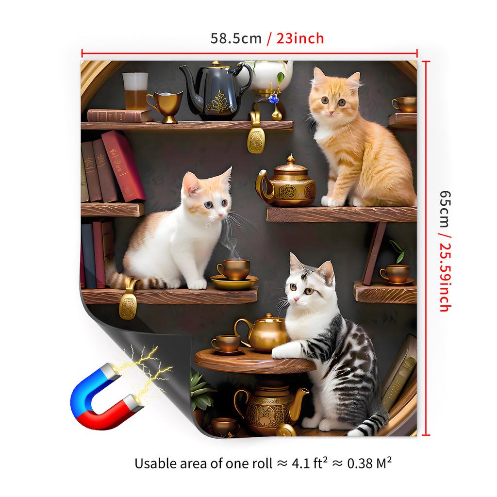 65X58.5Cm Household Dishwasher Magnetic Sticker Kitchen Home Refrigerator Magnetic Sticker