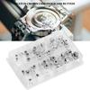 Silver Chronograph Button Stainless Steel Watch Replacement Watch Crown  All Types Watches