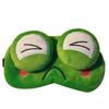 Adjustable Frog Sleep Mask Plush Sleeping Aid Eye Mask Frog Blockout Light Eye Cover  Airplane