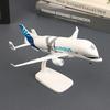 20cm Large Transport Aircraft Decoration Alloy Beluga A300-600ST Aircraft Miniature Model Die-casting Collectible Gifts