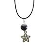 Sweet Cool Star Swirl Necklace with Tassel - Simple Spiral Pattern