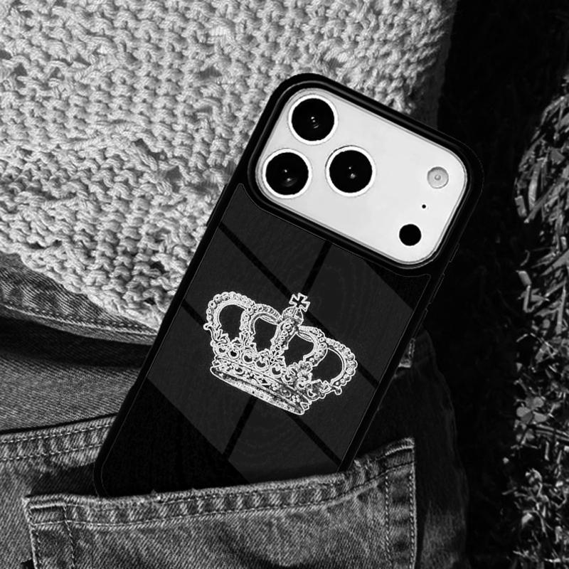 Queen Princess Crown Mobile Phone Case Compatible with IPhone 17 16 15 14 13 12 11Pro Max 17 Air Cover