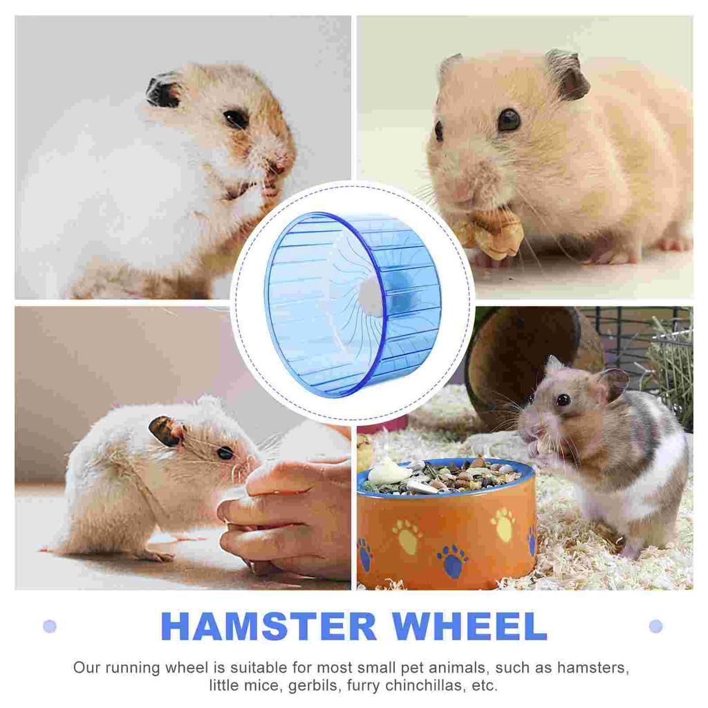 Hamster Running Wheel Guinea Pig Accessories Hedgehog Mouse Toys Large Plastic Wheels Chinchilla
