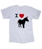 I Love Jackass Donkey Funny Burro White T-shirt
