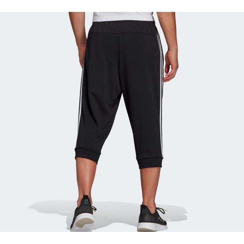 adidas Luźne spodnie dresowe z krótkim rękawem Męskie Czarne DU7824