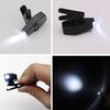Aufsteckbares Brillenlicht, 360 Grad drehbar, Nachtangeln, Lesen, Mini-Brillenlicht, tragbar, leicht, superhelle LED-Brillenlampe