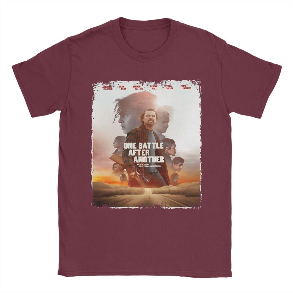 One Battle After Another T Shirt Summer Hipster T-Shirts Man Cotton O-Neck Plus Size Tees Short-Sleeve Y2K Basic Tshirt