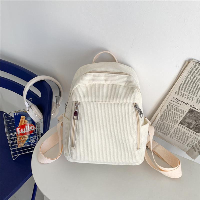 Backpack Women 2025 New Simple Casual Backpack, Junior High School and High School Student Schoolbag