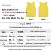 Numbered Mesh Training Vest for Team Sports Competition Uniforms with Custom Logo