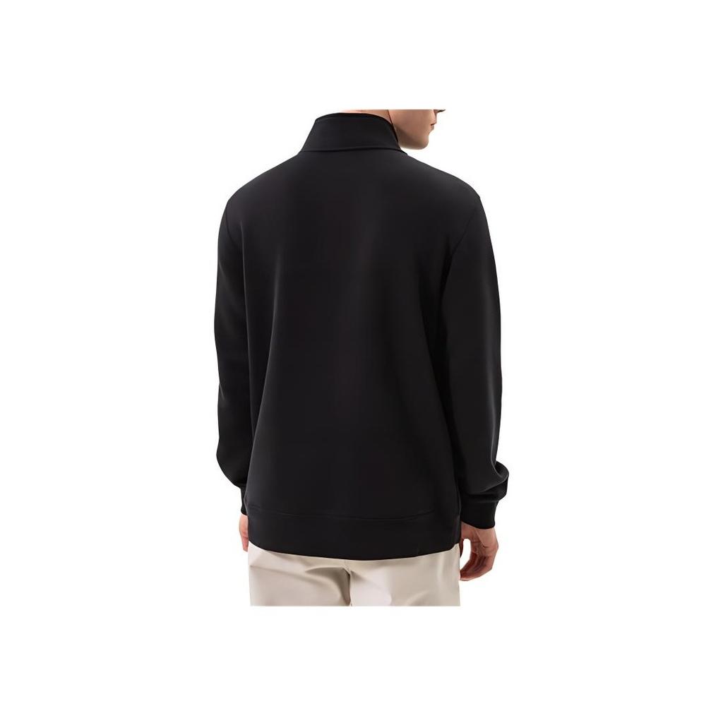 Nike Logo Printed Stand Collar Straight Pullover American Style Long Sleeve Sweatshirt Men Sweatshirt Black DD4733-011
