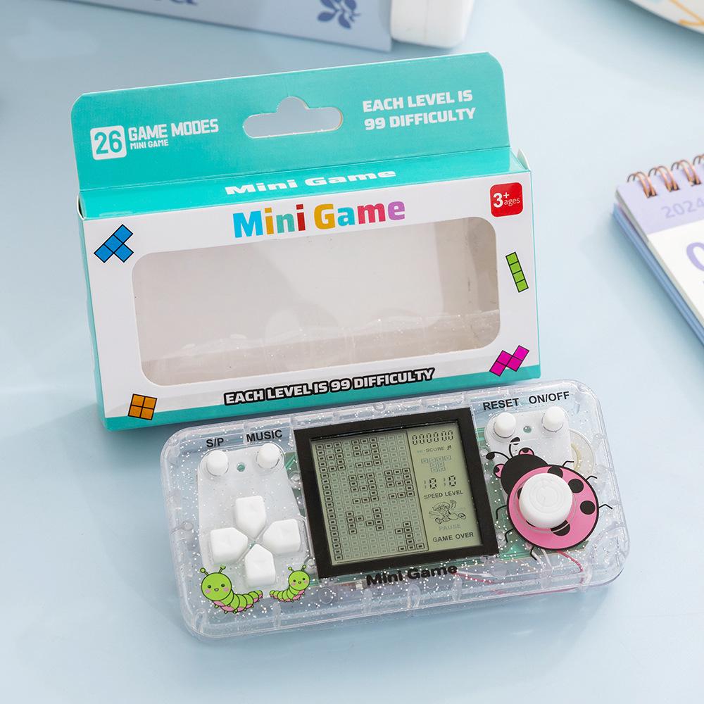 Nostalgische Klassische Handheld-Tetris-Spielkonsole für Kinder - Retro Elektronisches Spielzeug