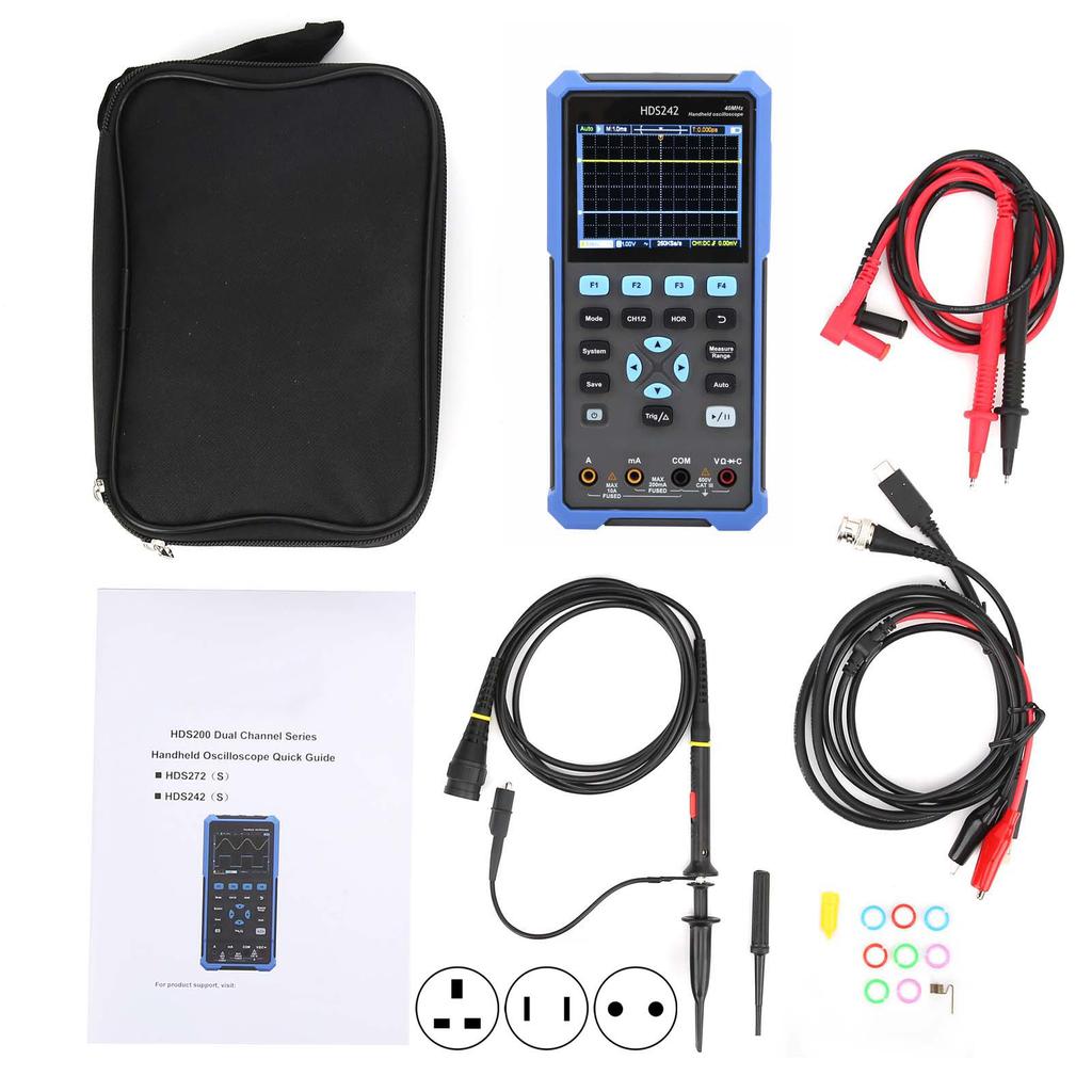 HDS242 OWON Handheld Oscilloscope Multimeter Signal Source Waveform Generator Multifunctional Tester