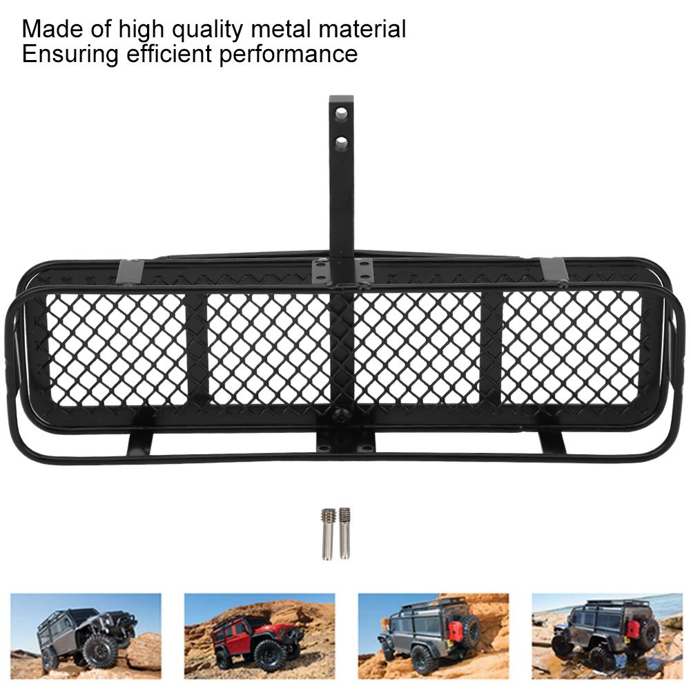 General Metal Rear Bumper Back Hitch Carrier for Axial SCX10 90046 AXI03007 RC Crawler Car