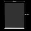 BlueValley A4 Acrylic Photo Frame Menu Stand Double-Sided Sign Stand Display Holder