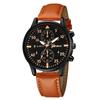 Men's Versatile Fashion Two-Eye Business Wristwatch