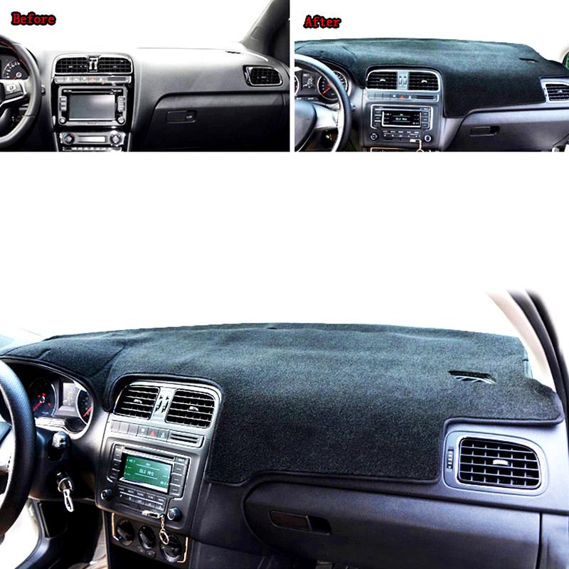 Für Volkswagen VW POLO 6R 6C MK5 2009 2010 2011-2017 Innenzubehör Auto Armaturenbrett Abdeckung Matte Pad Armaturenbrett Sonnenschutz Teppich
