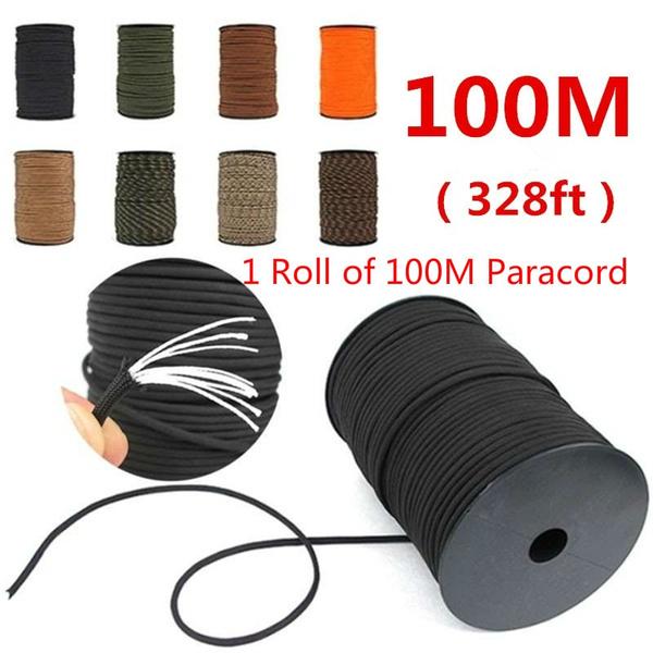 Buy 100M 328ft 550 Paracord Military Standard 9 Strand Parachute Cord