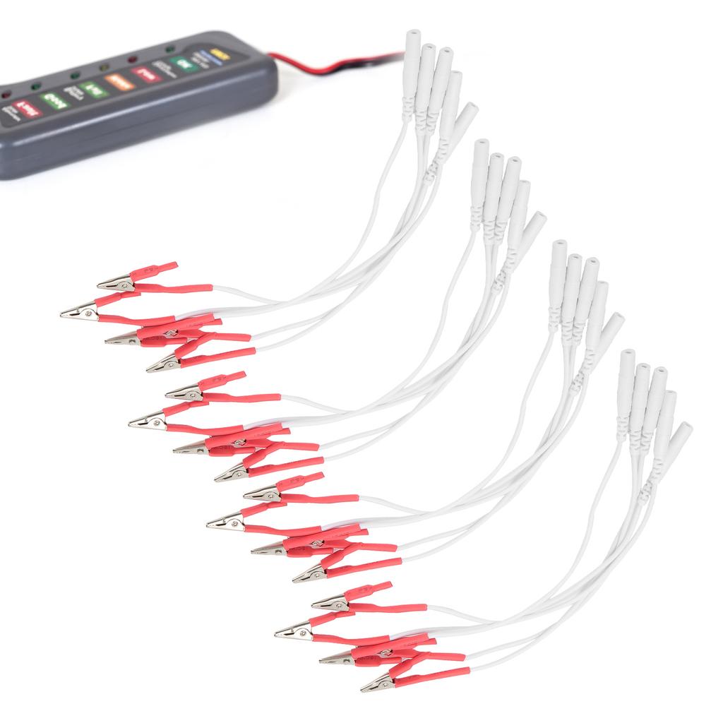 20pcs / Bag Clip Electrode Lead Wires Cable for TENS Unit Physiotherapy Machine