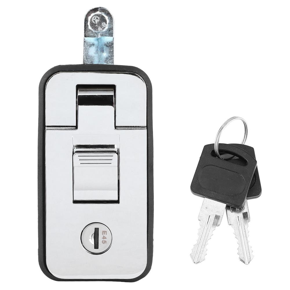

Комплект замка-защелки из нержавеющей стали для прицепа, дома на колесах, ящика для инструментов, шкафа, багажа с 2 ключами