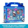 Pack de 5 Pets - BANDAI - Littlest Pet Shop Montagne - Animaux à collectionner