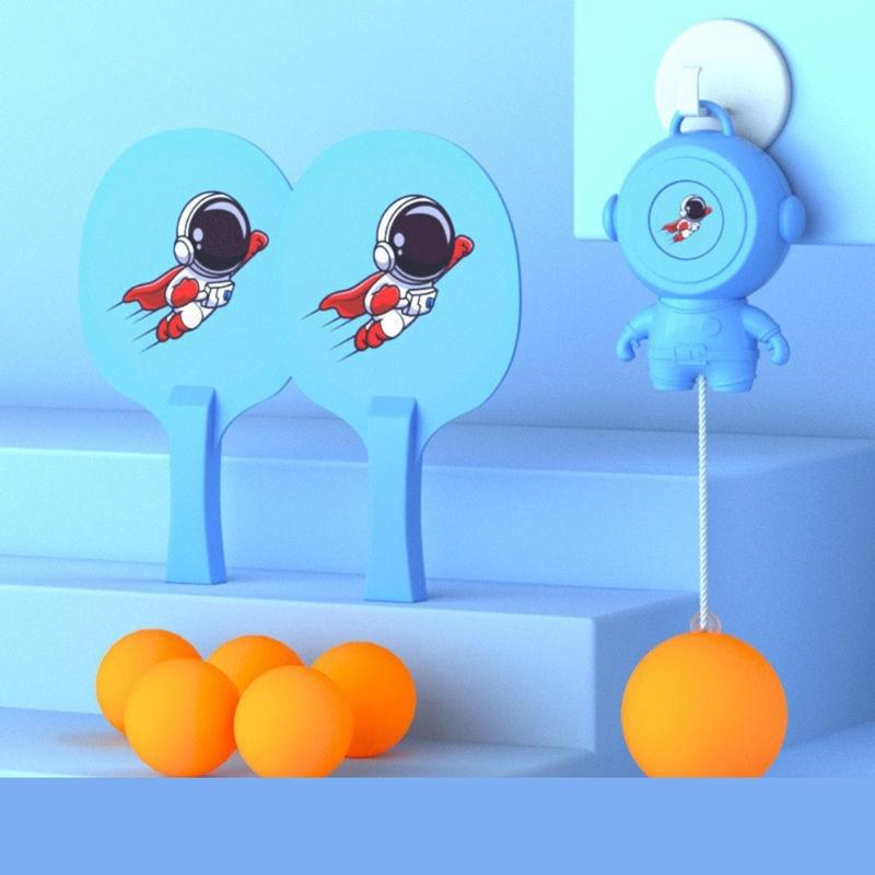 Table Tennis Trainer Portable Table Tennis Exerciser Cute Indoor Hanging Table Tennis Trainer for Parent Child Durable
