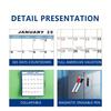 Hanging Planning Wall Calendar Double-sided Planner Digital Schedules  Home Office