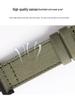 61S Reines Baumwoll-Canvas Uhrenarmband für CASIO G-SHOCK GA110/100DW-5600