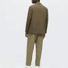 Uniqlo x MARNI Wide Fit Check Tuck Pants (Asia Sizing) Yellow Unisex Streetwear 449641-42