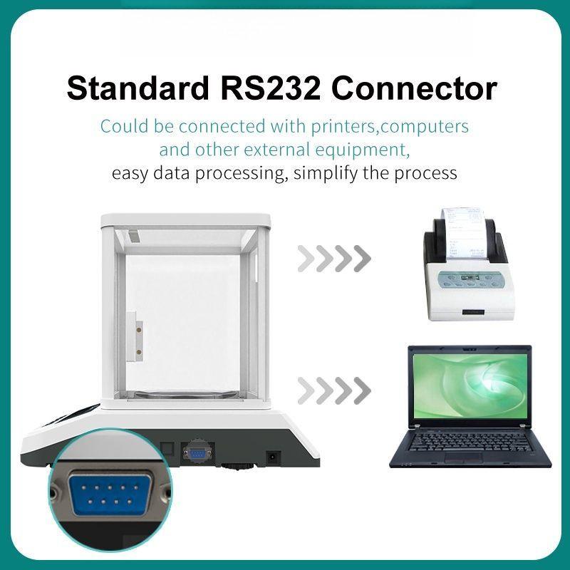 LCD Display Electronic Balance Lab Multifunctional Analytical Balance High Precision Digital Scales