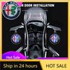 Car Stickers For Alfa Romeo 2pcs HD Car Door Welcome Light Led Projector Lamp For Alfa Romeo Giulietta Mito 159 Giulia Stelvio 1
