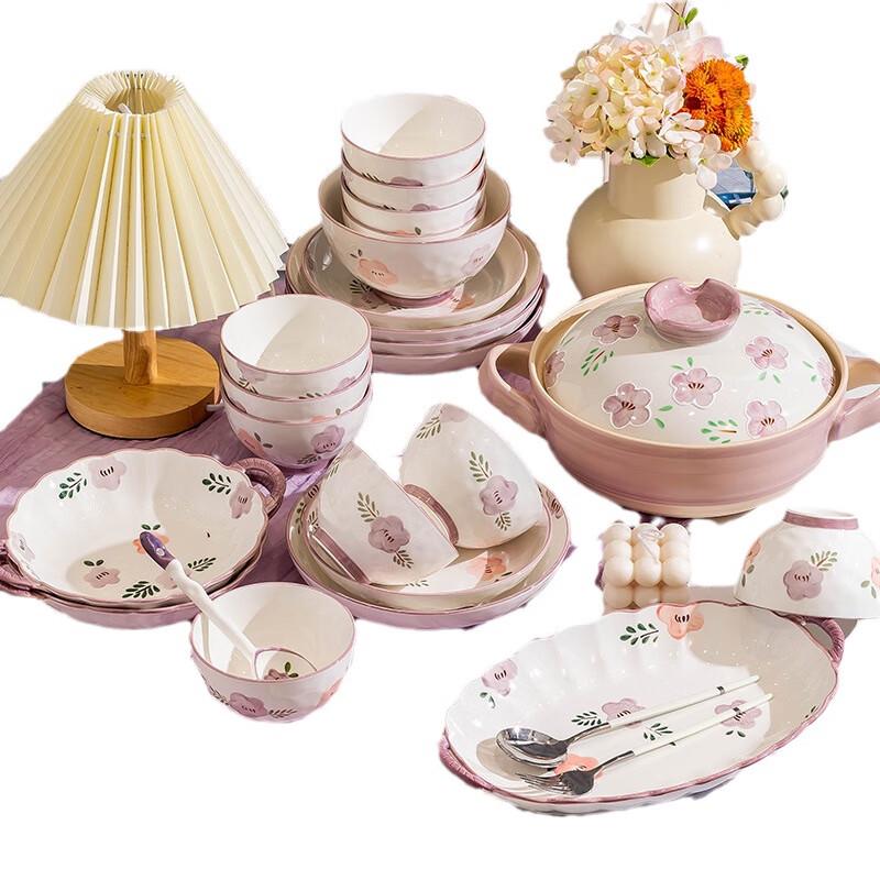 Comon Daylily Ceramic Dinnerware Set