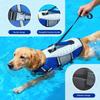 Reflective Dog Life Jacket Breathable Pet Life Preserver Dog Surfing Clothes  Outdoor Beach