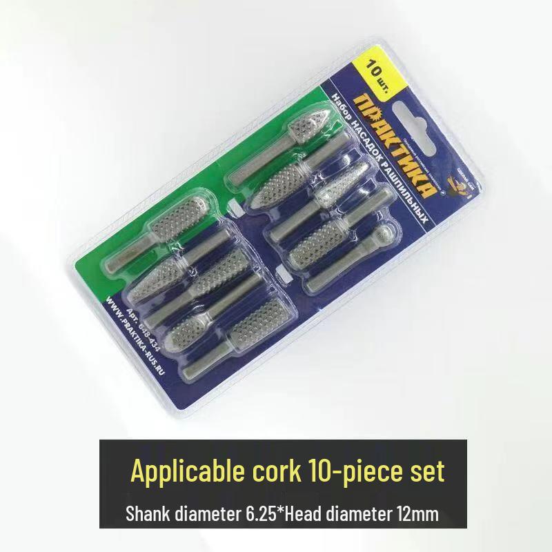 Electric Rotary Woodworking Tool Set: Irregular File, Wood File, Tea Tray Grinder, Root Carving Knife