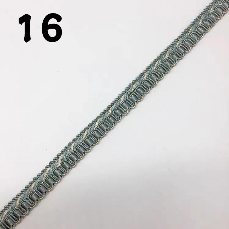 15 Meter Quastenfransen-Spitze im europäischen Stil Besatzkante Band für DIY Nähen Bekleidung Vorhang Sofa Kissen Polsterhandwerk Dekor