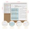 WTEMPO 2026 New English Desk Calendar for Schedule Recording and Planning Multi-functional Desk Calendar Office Desktop Calendar