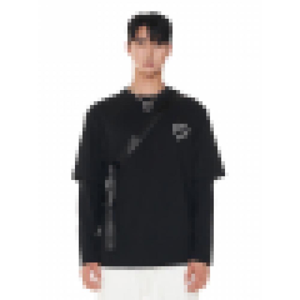 

Черная футболка с коротким рукавом NERDY Heart Wappen