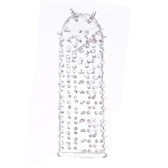 Yousheng Silikon Stachel Gepunktet Gerippt Transparentes Kondom Penisverlängerungshülle Erwachsenen Sexspielzeug