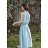Mixiu Tencel Cotton Halter Neck Two-Piece Set