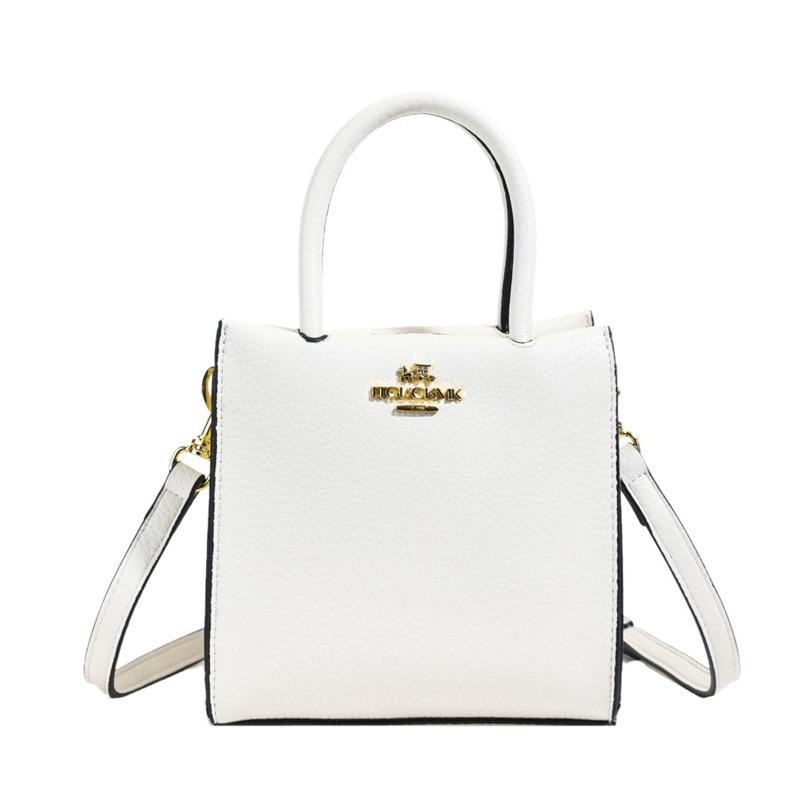 

New portable small square bag horse-drawn cart niche single shoulder crossbody women s bag retro fashion versatile белый