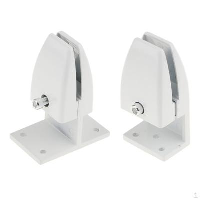 2 PCS Office Support Desk Divider Privacy Screen Panel Clamps Clips - Sizes
