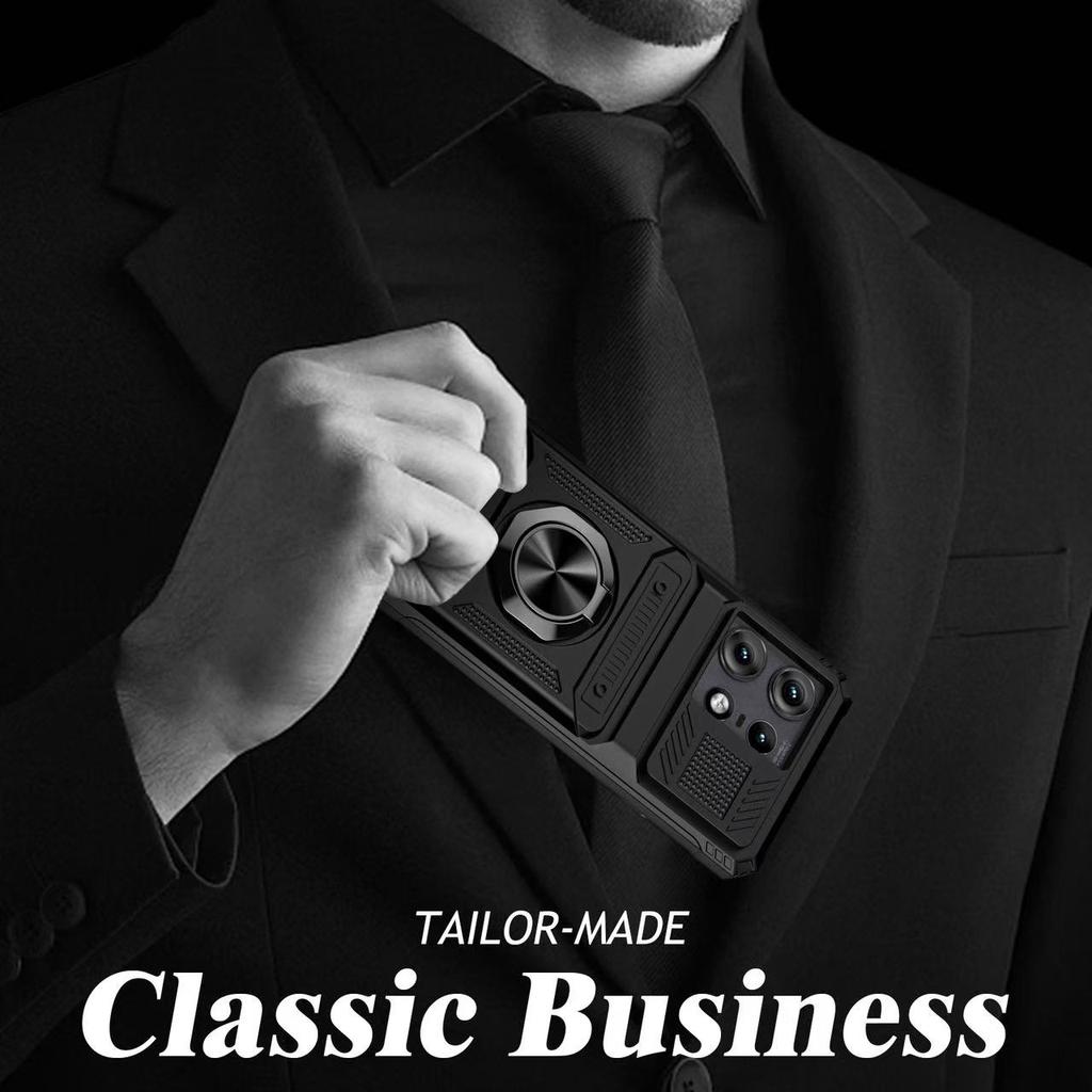 Armor Shockproof Car Magnetic Protective Cover for Motorola Edge 50 60 Fusion Pro Moto G 5G    Rugged Phone Case